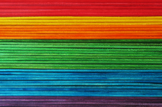 Multicoloured fabric