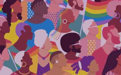 Group of LGBTQ people